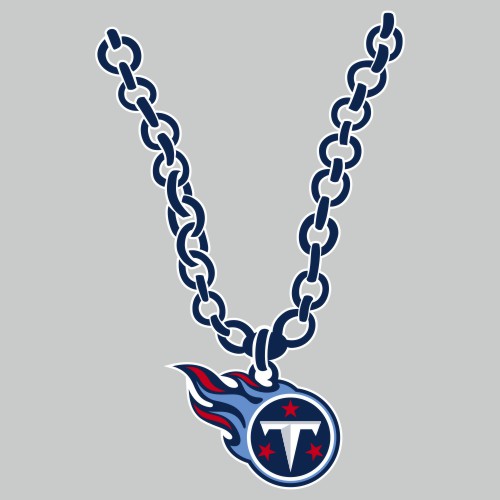 Tennessee Titans Necklace logo iron on paper